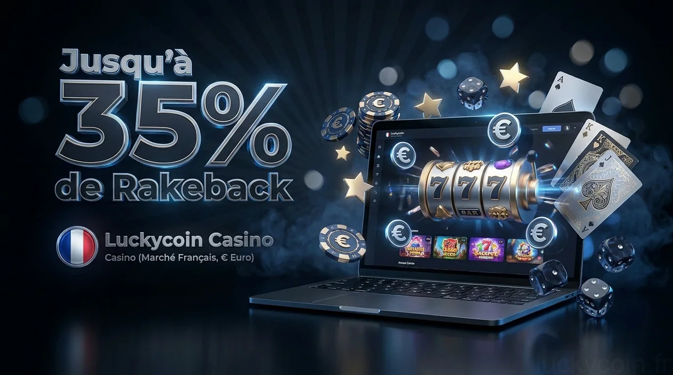 Jusqu'à 35%de Rakeback